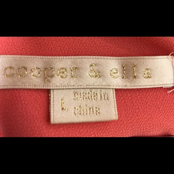 Cooper & Ella- Coral Never Worn Shift Dress-NWT - Picture 5 of 5